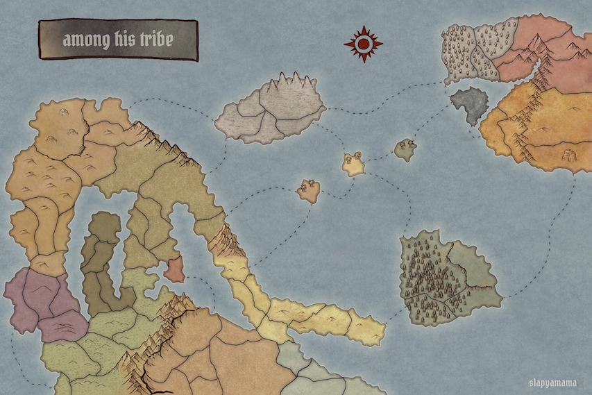the map
